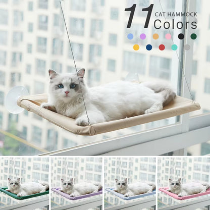 Premium Cat Hammock - Comfortable Window Seat for Cats, Supports Up to 20kg, Ideal for Climbing and Relaxation, Pet Accessories