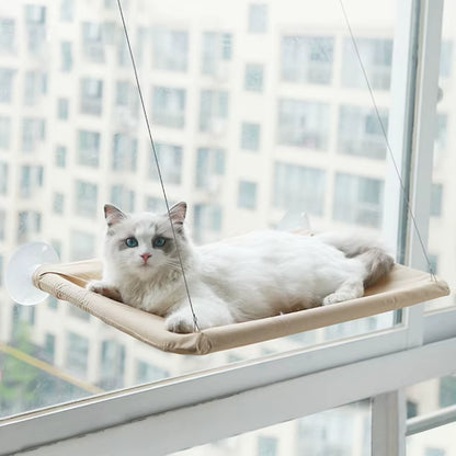 Premium Cat Hammock - Comfortable Window Seat for Cats, Supports Up to 20kg, Ideal for Climbing and Relaxation, Pet Accessories